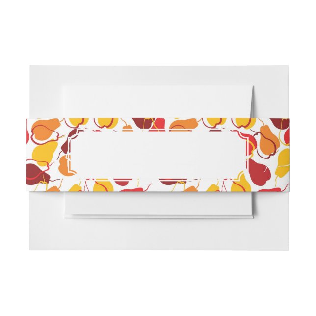 Cintas Para Invitaciones Modelo con las peras (Anverso Ejemplo)