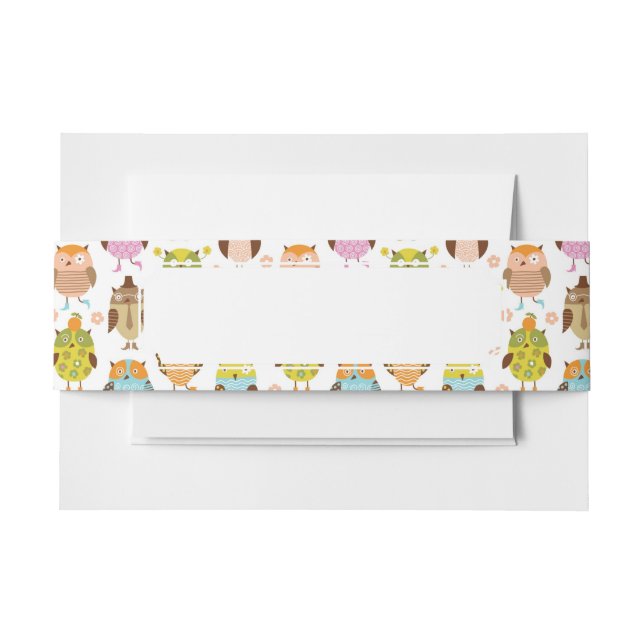 Cintas Para Invitaciones modelo con los pájaros (Anverso Ejemplo)