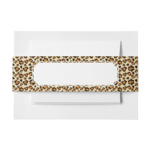 Cintas Para Invitaciones Modelo de la piel del guepardo