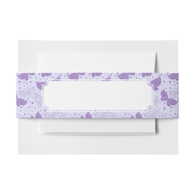 Cintas Para Invitaciones Modelo de la primavera (Anverso Ejemplo)