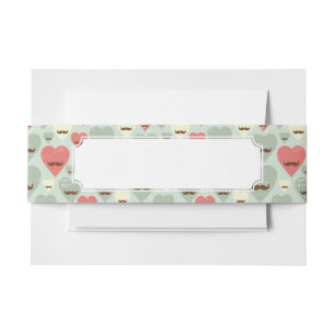 Cintas Para Invitaciones Modelo de la tarjeta del día de San Valentín con