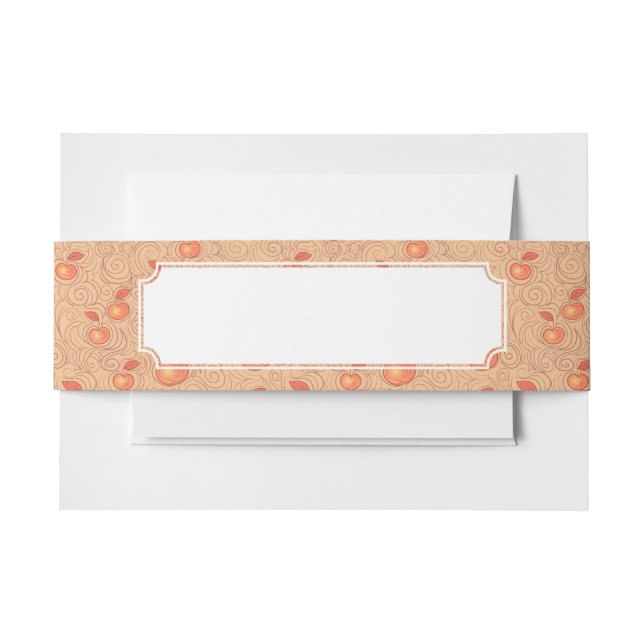Cintas Para Invitaciones Modelo de las manzanas (Anverso Ejemplo)