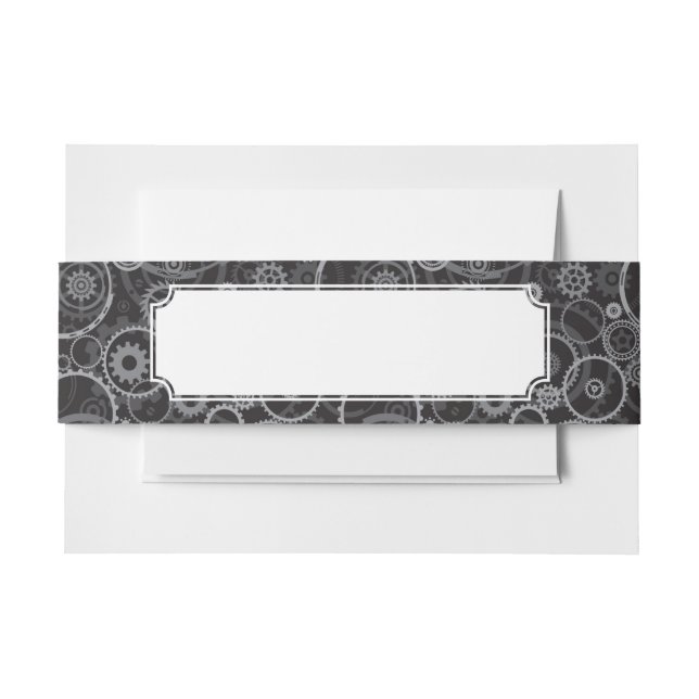 Cintas Para Invitaciones Modelo de las ruedas dentadas (Anverso Ejemplo)
