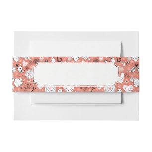 Cintas Para Invitaciones Modelo de los pájaros del amor