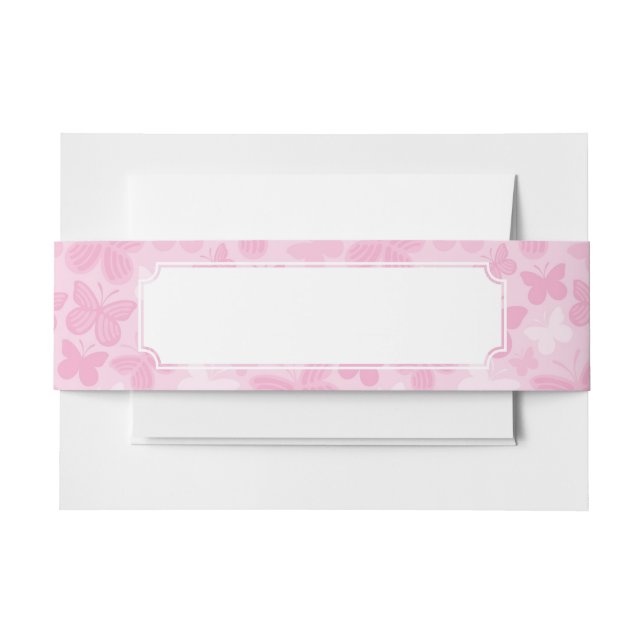 Cintas Para Invitaciones Modelo de mariposa (Anverso Ejemplo)