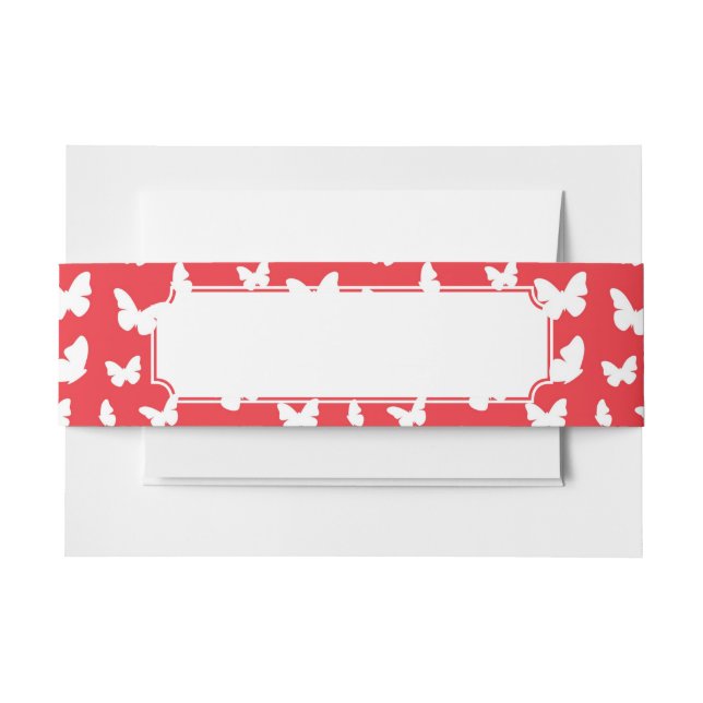 Cintas Para Invitaciones Modelo de mariposa 2 (Anverso Ejemplo)