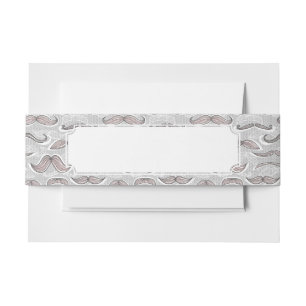 Cintas Para Invitaciones Modelo de moda del bigote