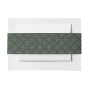 Cintas Para Invitaciones Modelo de nudo céltico elegante