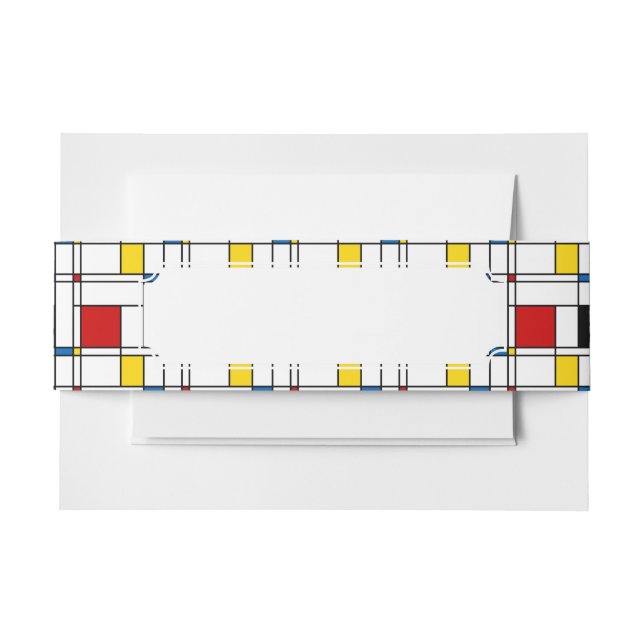 Cintas Para Invitaciones Modelo de Stijl (Anverso Ejemplo)