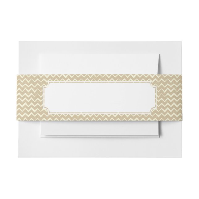 Cintas Para Invitaciones Modelo de zigzag (Anverso Ejemplo)