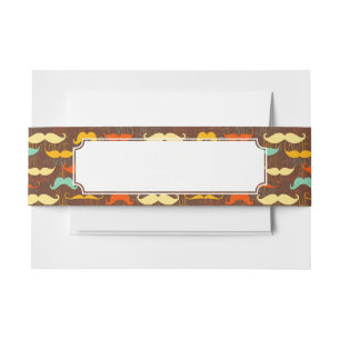 Cintas Para Invitaciones Modelo del bigote