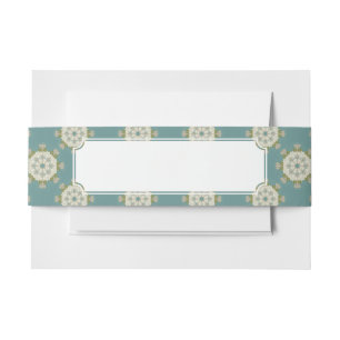 Cintas Para Invitaciones Modelo del damasco con los elementos abstractos