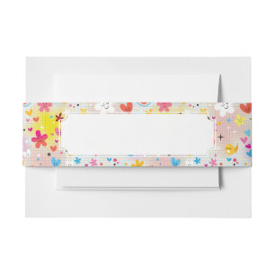 Cintas Para Invitaciones modelo del dibujo animado de la diversión