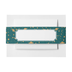 Cintas Para Invitaciones Modelo del espacio