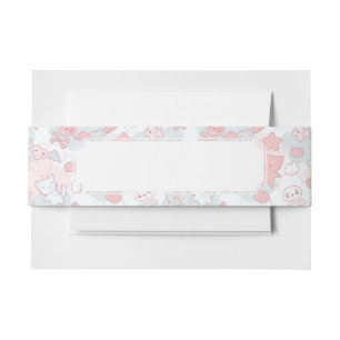 Cintas Para Invitaciones modelo del kawaii con doodle