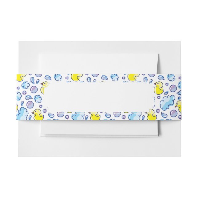 Cintas Para Invitaciones modelo del lavado (Anverso Ejemplo)