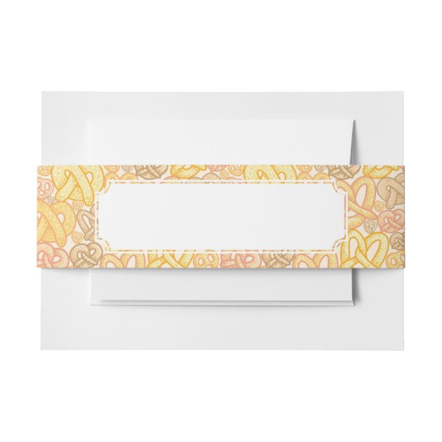 Cintas Para Invitaciones Modelo del pretzel (Anverso Ejemplo)