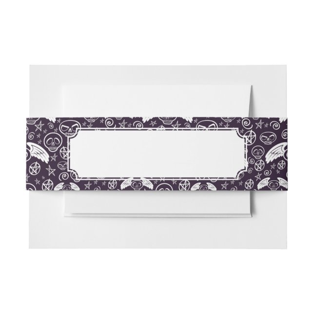 Cintas Para Invitaciones Modelo del "vudú" (Anverso Ejemplo)