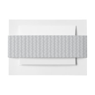 Cintas Para Invitaciones Modelo dibujado mano gris de Chevron