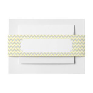 Cintas Para Invitaciones Modelo en colores pastel de Chevron