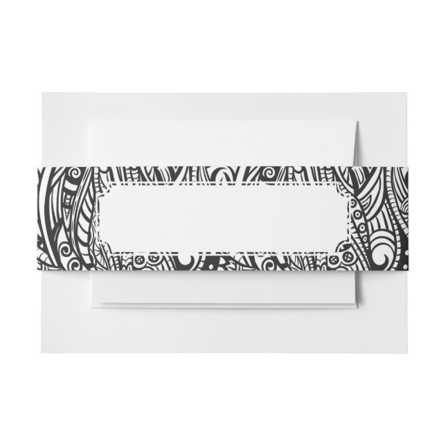 Cintas Para Invitaciones Modelo étnico 3 (Anverso Ejemplo)