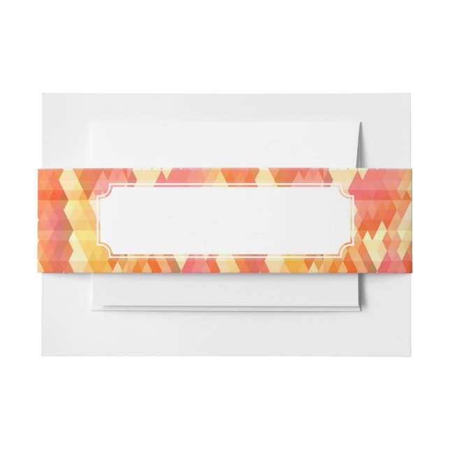 Cintas Para Invitaciones Modelo geométrico 1 (Anverso Ejemplo)