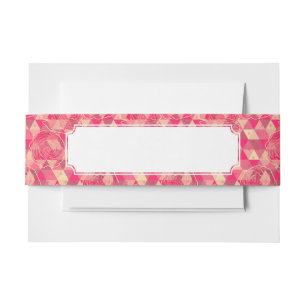 Cintas Para Invitaciones Modelo geométrico de la flor