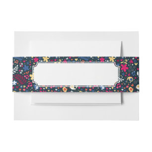 Cintas Para Invitaciones modelo lindo de los pájaros y de flores