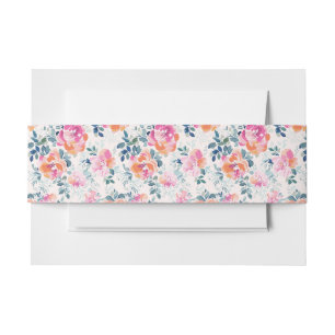 Cintas Para Invitaciones Modelo pintado de los rosas