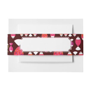 Cintas Para Invitaciones Modelo subacuático de los pescados retros