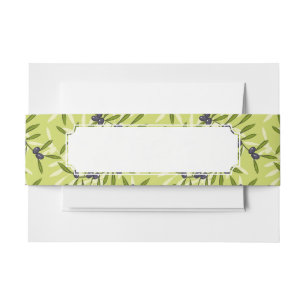 Cintas Para Invitaciones Modelo verde oliva