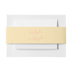 Cintas Para Invitaciones Moderno Boda de diversión Retro Whimsical Pastel