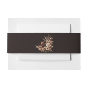 Cintas Para Invitaciones Moderno País Elegante Occidental- Floral