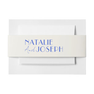 Cintas Para Invitaciones Moderno, sencillo, francés, único y caprichoso Bod