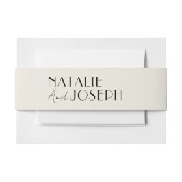 Cintas Para Invitaciones Moderno, sencillo, francés, único y caprichoso Bod