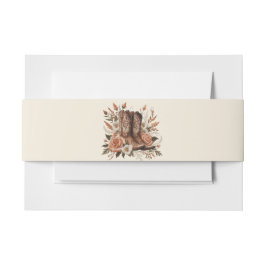 Cintas Para Invitaciones Moderno y elegante País Occidental - Flores