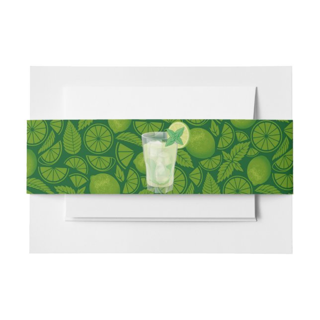 Cintas Para Invitaciones Mojito (Anverso Ejemplo)