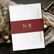 Monograma de boda elegante personalizado