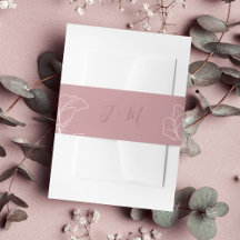 Monograma Floral Rosa