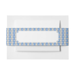 Cintas Para Invitaciones Moreno azul común de Candystripe