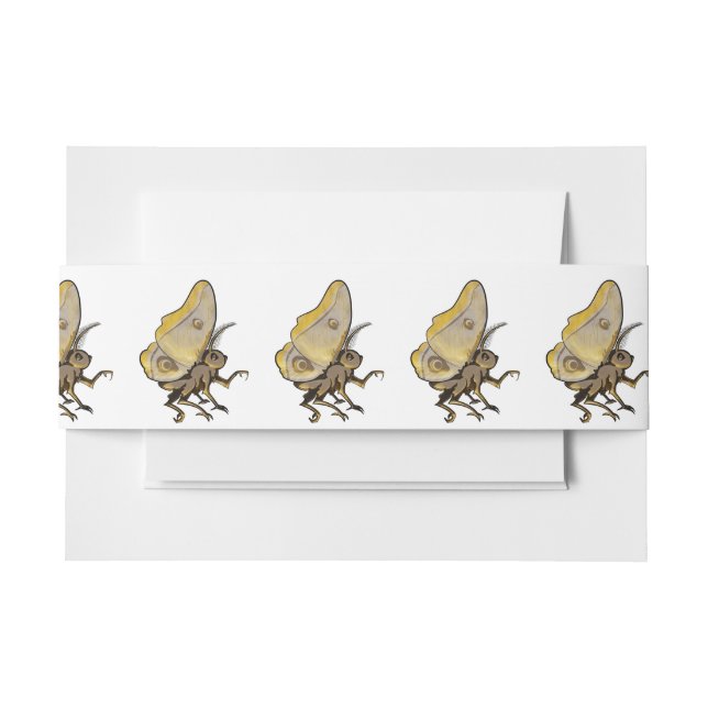 Cintas Para Invitaciones Moth (Anverso Ejemplo)
