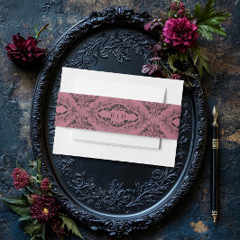 Cintas Para Invitaciones Muralla victoriana hasta la muerte Boda negro y vi