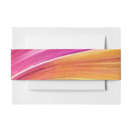 Cintas Para Invitaciones Naranja boda-moderno-rosa Amarillo-