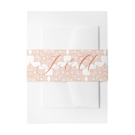 Cintas Para Invitaciones Naranja quemado Sunrise Mandala Summer Fall Weddin