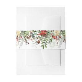 Cintas Para Invitaciones Navidades verdes y Boda de copos de nieve