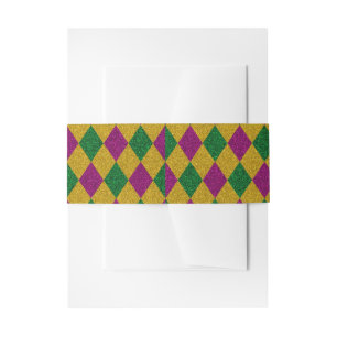 Cintas Para Invitaciones New Orleans Diamond Glitter