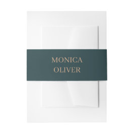 Cintas Para Invitaciones Nombre personalizado moderno profesional minimalis