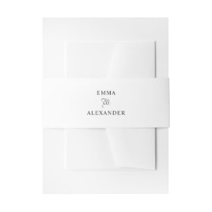 Cintas Para Invitaciones Nombres elegantes de boda con ampersand y caligraf