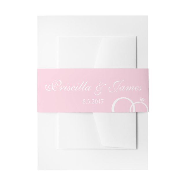 Cintas Para Invitaciones Nosotros hacemos Boda (Anverso Ejemplo)