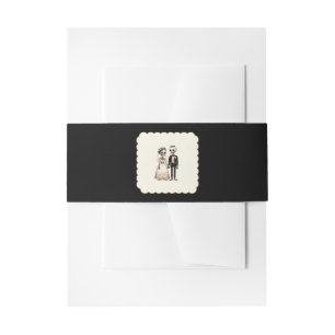 Cintas Para Invitaciones Novia Novio Esqueletos Dulces Bodas Caprichosas